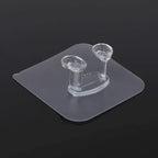 Transparent Self-Adhesive Wall Hook – Drill-Free, Waterproof & Oil-Proof for Toothbrush, Socket (1 Pc)