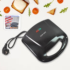 Sandwich Maker, Makes 2 Square Shape Sandwich | Non-Stick Plates| Easy to Use with Indicator Lights