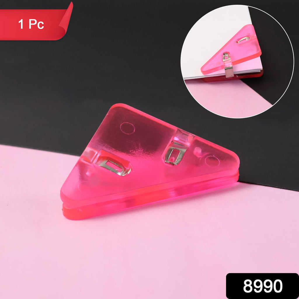 Triangle Paper Clips | Small Corner Clips for Paper, Document Clip (1 pc)