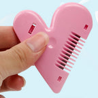 Heart Shape Baby Hair Scissors - Lightweight Stainless Steel Thinning Shears for Girls, Hair accessories