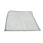 Double-Sided Microfiber Cloth & Stainless Steel Scrubber – Non-Scratch Wire (1 Pc, 20x20 cm)