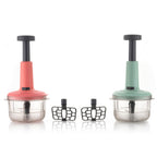 Quick push chopper, stainless steel, 800ml for fruits & veggies