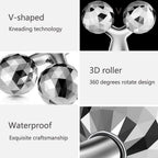 Handheld 3D Roller Face and Body Massager