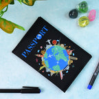 Elegant Printed Passport Cover Protector