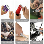 Stainless Steel 8-in-1 Multipurpose Pocket Tool Kit