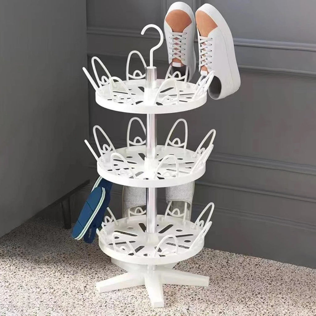 Rotating Shoe Rack – Space-Saving Shoe Organizer – pickship.in