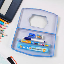 Cartoon Metal Compass Box for Kids with Stationery (6 Pc Set)