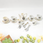 Tickles Tea toy Set | Coffee Kitchen Plastic Set Toy for Kids, Boys & Girls (14 Pcs / Mix Size & Design)