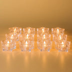 12 LED Crystal Smokeless Candles
