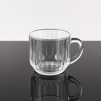 Unbreakable Transparent Plastic Tea Cups (Set of 6 Pc)