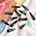 Metal Tik Tak Hair Clips (12 Pcs Set), Hair accessories