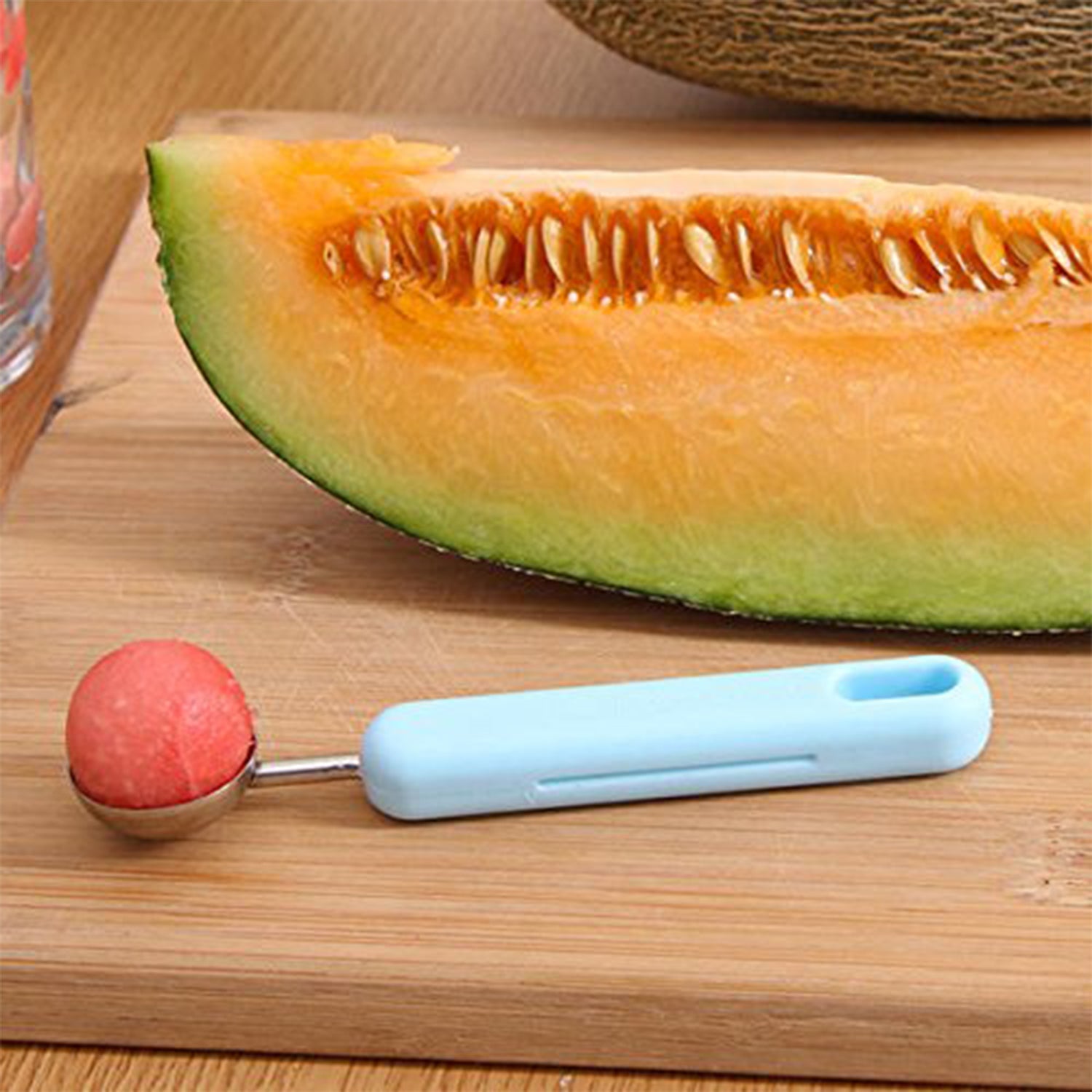 2-in-1 Fruit Peeler & Baller for Avocado & Watermelon (1 Pc, Kitchen)