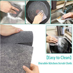Durable Microfiber Kitchen Scrub Cloth – Wear-Resistant & Multipurpose Cleaning Cloth (20×22cm, 1 Pc)