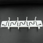 Adjustable wall hook with sliding mechanism for easy reach