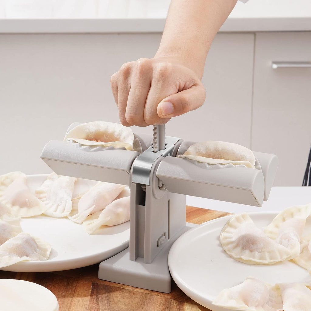 Double Head Dumpling Maker Mold – Easy Tool for Making Dumplings, Press Mold Kitchen Accessory