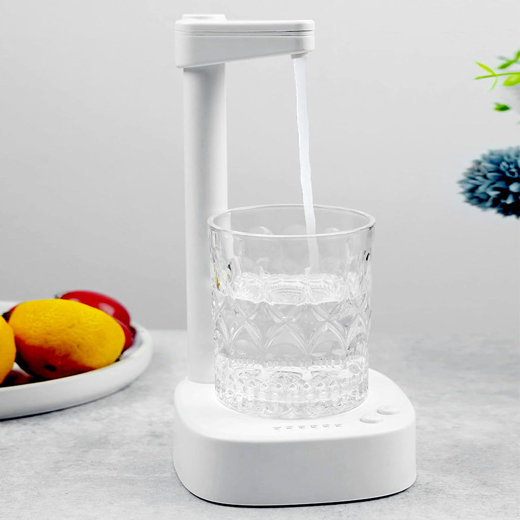 USB Charging Desktop Water Dispenser – Smart One Button Operation, Portable Water Pump for Home & Office
