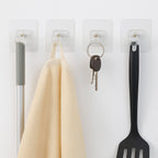 Uni Grip Transparent Stick-On Holder
