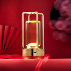 Crystal Lantern Lamp, Crystal Lantern Table Lamp, 3 Colors Rechargeable Cordless Led Lights for Restaurant / Bedroom Lights (1 Pc)
