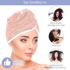 Hair Drying Magic Hair Cap Towel Wrap for Women Bath Towels (1 / Mix Design) Hair accessories