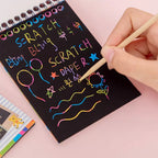 Rainbow Art Scratch Paper Book