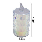 24 Pc Flameless and Smokeless Decorative Melting Candles LED Tea Light, Diwali