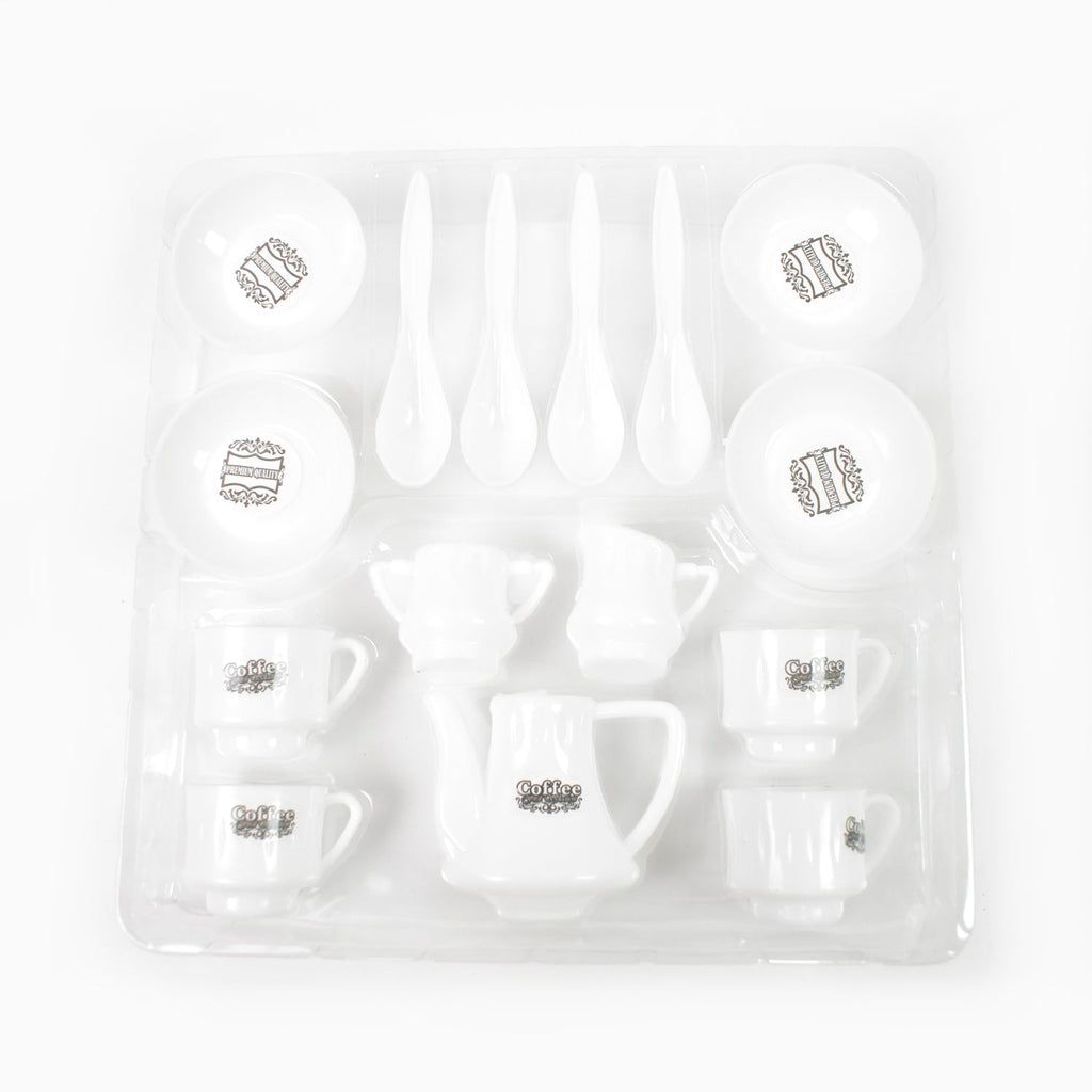 Tickles Tea toy Set | Coffee Kitchen Plastic Set Toy for Kids, Boys & Girls (14 Pcs / Mix Size & Design)