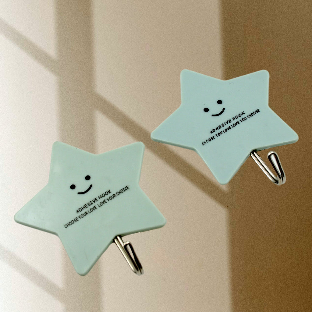 Multipurpose Strong Self-Adhesive Hooks – Heavy Plastic Wall Hooks for Home, Kitchen & Office Use