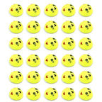Fun pull-back smiley toys in different designs