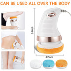 Body Sculpting Massager with 3 Pads, Adjustable Speed, Handheld Electric Massager for Full Body (1 Pc)