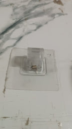 Self-Adhesive Transparent Wall Hook Holder Clip (1 Pc)