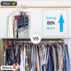 Adjustable Trouser Pants Hanger Organizer