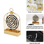 Mosquito Coil Holder, Vintage Style Durable Household Mosquito coil Stand for Office Home