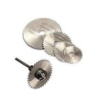 Metal circular saw blades set for rotary tool.