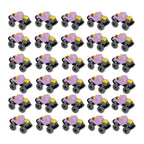 Mini Monster Trucks Friction Powered Cars for Kids Big Plastic Tires Baby Boys Super Cars Blaze Truck for Kids Gifts Toys (30 Pcs Set)