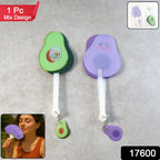 Foldable Pocket Fan with Keychain (1 Pc)