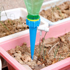 Plant Watering Spikes Sprinkler self Watering Spikes Water dripper for Plants, Adjustable Plant Watering Devices with Slow Release Control Valve Switch