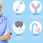 Manual whitening toothbrush