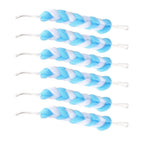 Soft loofah sponge for body, pack of 6, enhances your bath routine.