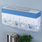 Folding Split AC Dust Cover – Washable, Dustproof (1 Pc, approx 1 Ton)