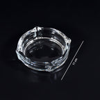 Decorative crystal ashtray for home decor.