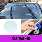Tablets for cleaning car wipers with effervescent action