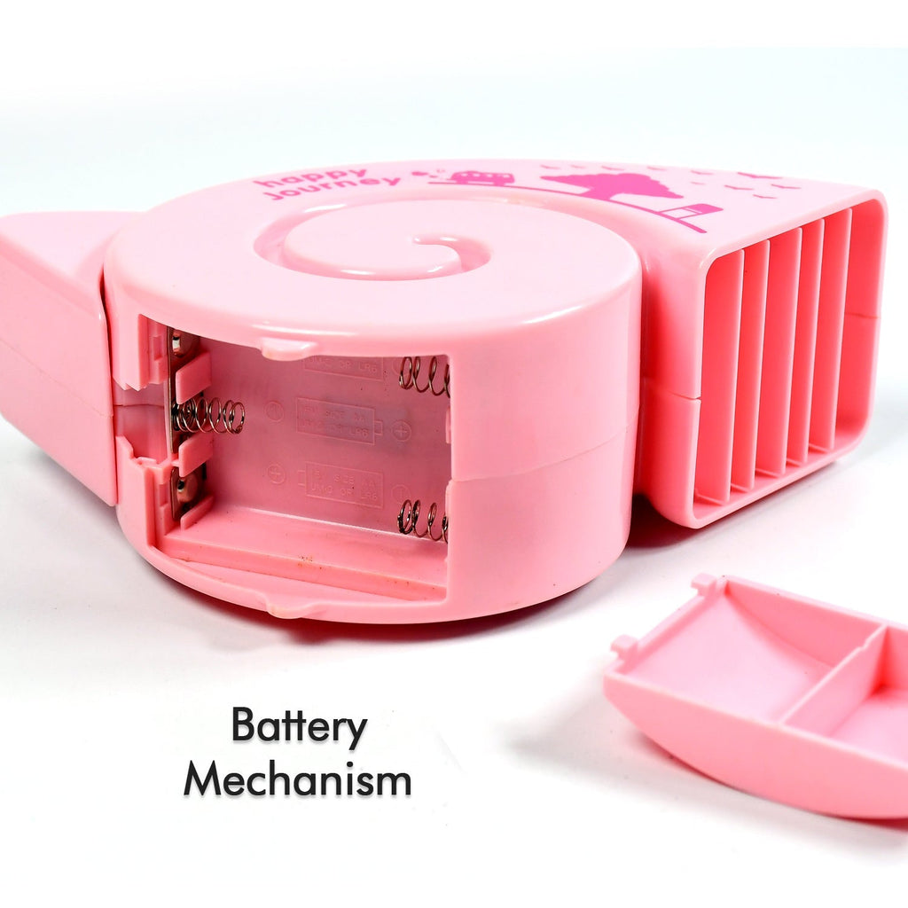 Cute USB Mini Fan: Bright, Quiet & Portable for Your Desk (Battery Not Included)