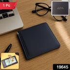 Premium Slim Bi-Fold Wallet for Men with Gift Box Packing