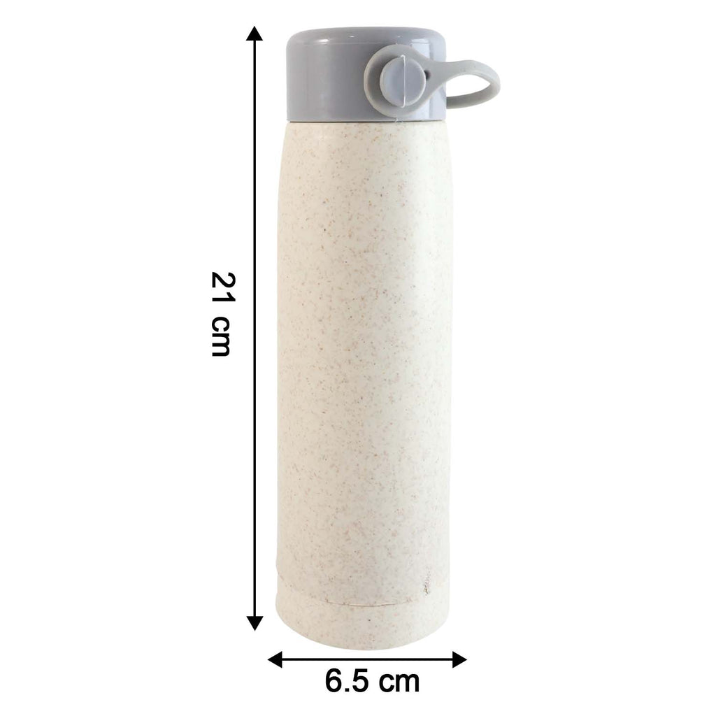 Creative Wheat Glass Water Bottle with Phone Holder (380ml, 80 Pc MOQ)