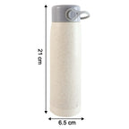 Creative Wheat Glass Water Bottle with Phone Holder (380ml, 80 Pc MOQ)