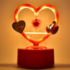 Heart-Shaped Decorative Love Showpiece (1 Pc)