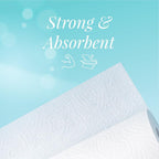 Freshee Super-Absorbent Kitchen Roll 4-in-1 Paper Towels (4 Rolls × 60 Sheets = 240 Sheets)