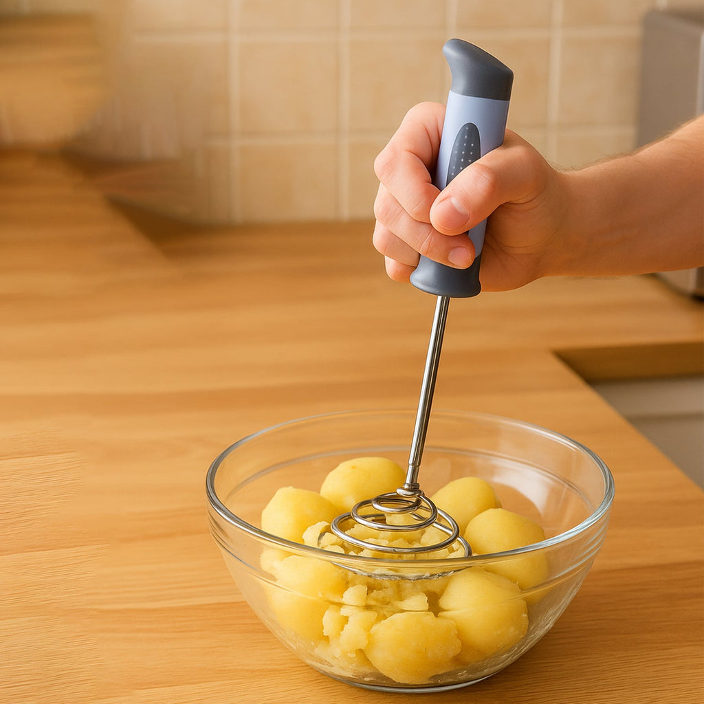 Supermom Spring O’Masher Heavy Duty Stainless Steel Vegetable & Potato Masher