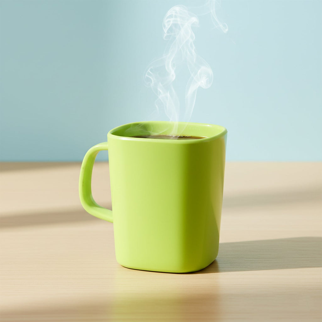 Square Melamine Mug – Premium Durable Lightweight Cup (1 Pc)
