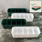5 Compartments Socks / Handkerchief / Underwear Storage Box Socks Drawer Closet Organizer Storage Boxes (pack of 4)
